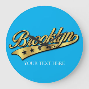 Relógio de Modelo Swoosh Dourado do Brooklyn