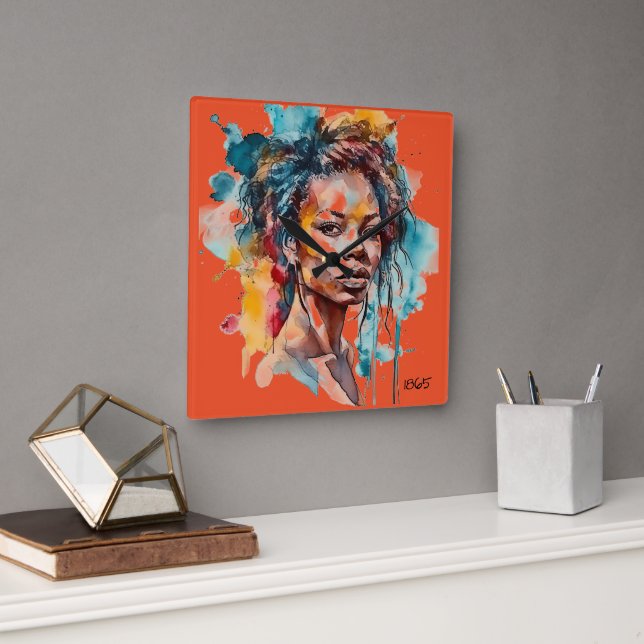 Relógio de Muro da AMÉRICA AFRICANA (Escritório)