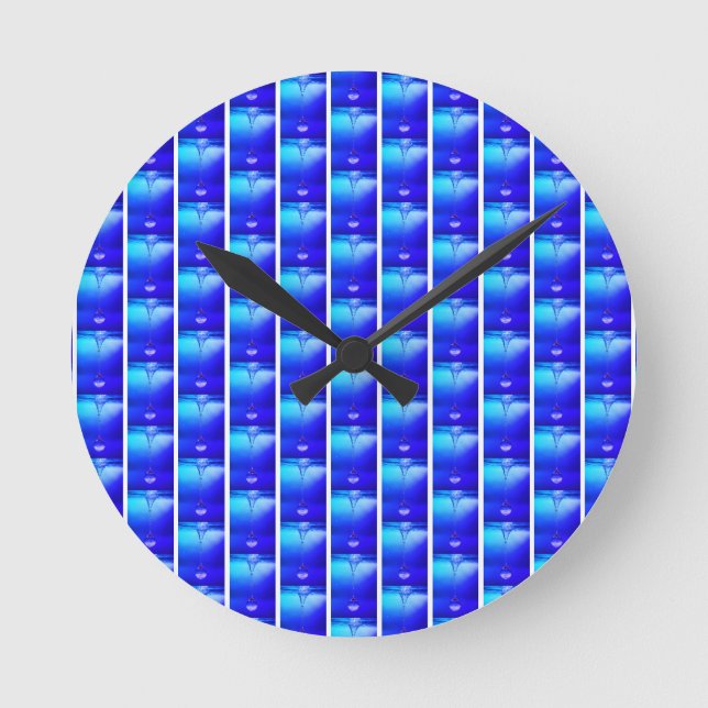 Relógio de Muro Real Azul - Elegância do Eterno. (Frente)