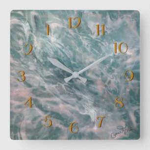 Relógio de Ondas Selvagens para Trás