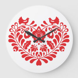 Relógio de ornamentação tradicional