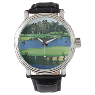 Relógio de paisagem do Curso de Golfe