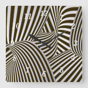 Relógio de Parede 3D Twists