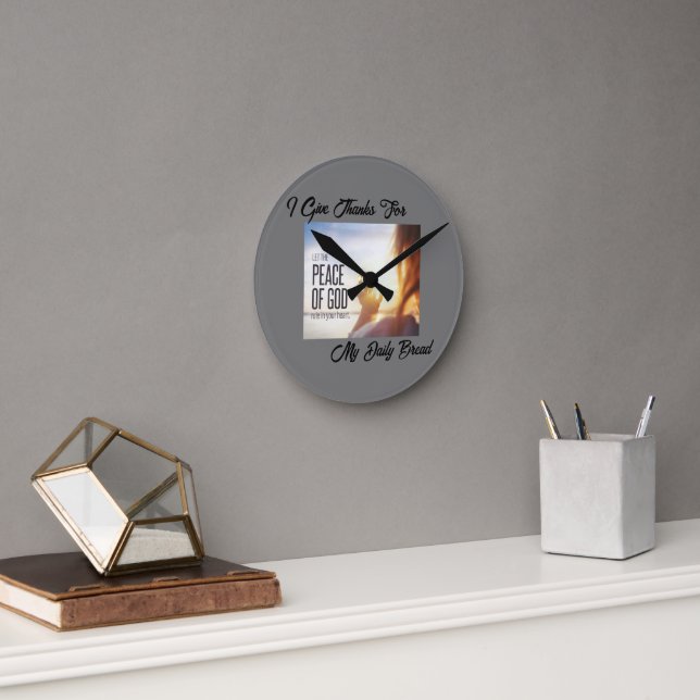 Relógio de Parede Acrílica Redonda das Coleções In (Escritório)