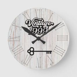 Relógio de Parede Acrílico de 1999 Vintage