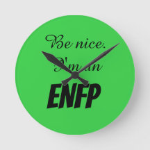 Relógio de Parede Acrílico ENFP