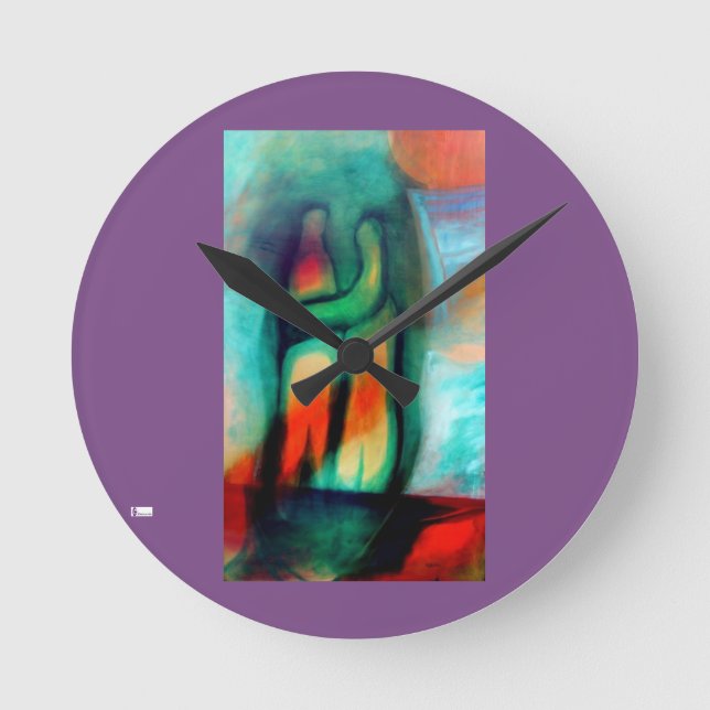 Relógio de Parede Acrílico (Médio) 9 (Frente)