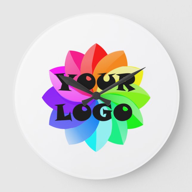 Relógio de Parede Acrílico para Logotipo da Empres (Frente)