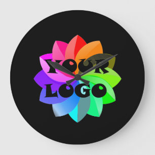 Relógio de Parede Acrílico para Logotipo da Sua Em