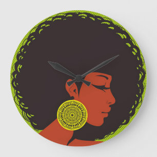 Relógio de Parede Afrocentrico