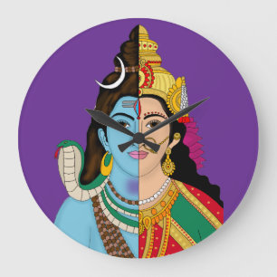 Relógio de Parede Ardhanarishwara