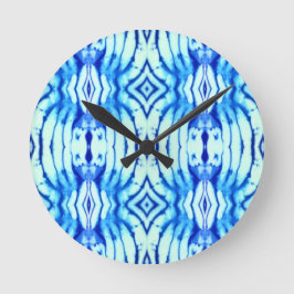 Relógio de Parede Azul com Tie Azul Indigo