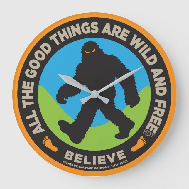 Relógio de Parede Bigfoot v2 (Frente)