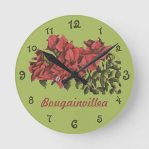 Relógio de Parede Bougainvillea