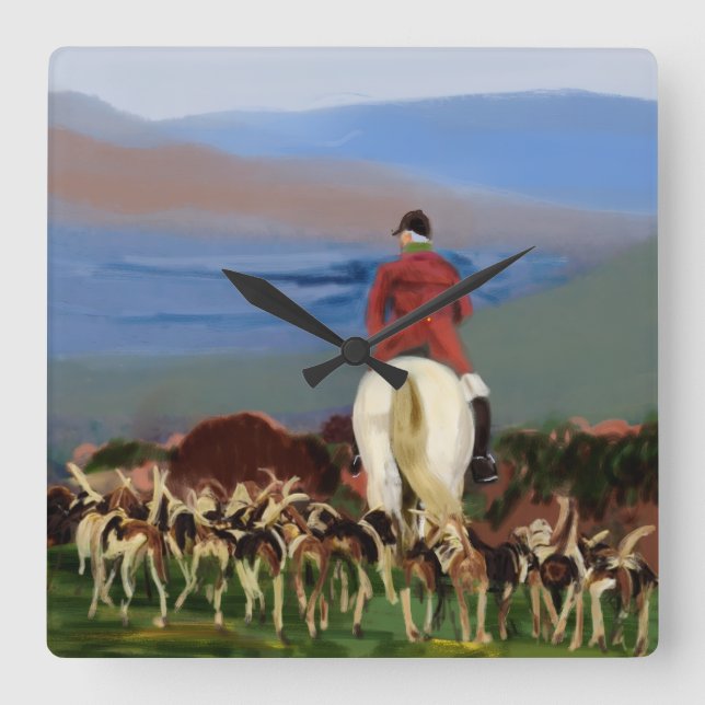 Relógio de Parede Cavalgar até os Cães (Frente)