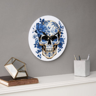 🕰️💀 Relógio de Parede Caveira Sensacional 💀🕰️