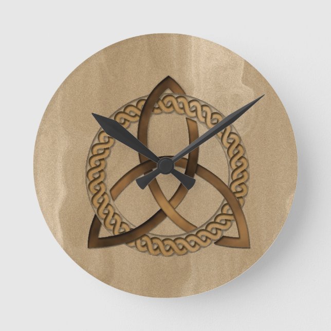 Relógio de Parede Celta Triquetra Trinity (Frente)