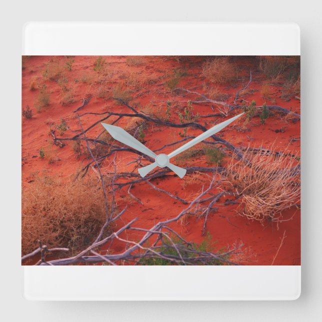 Relógio de Parede Cenário Australiano Outback, Bra (Frente)