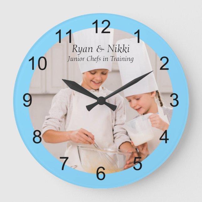 Relógio de Parede Chefs In Training (Frente)