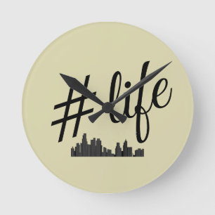 Relógio de Parede City Life – Design Moderno Urban