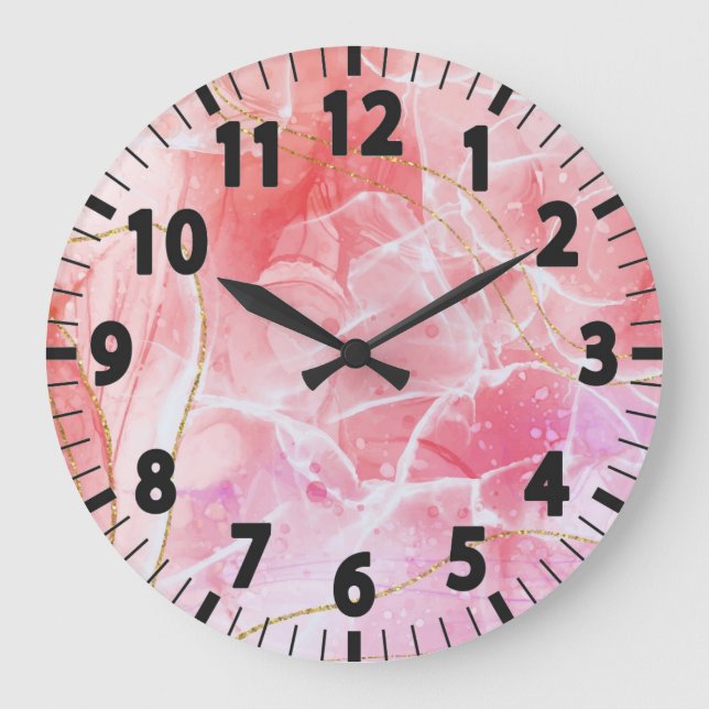 Relógio de Parede Clássico do Marble (Frente)