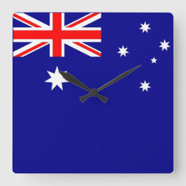 Relógio de Parede com Bandeira da Austrália