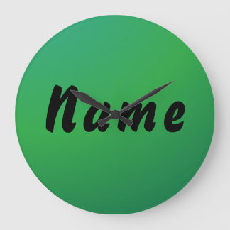 Relógio de parede com nome personalizado