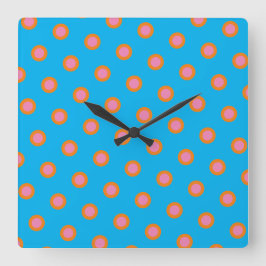 Relógio de Parede Cor "Algodão Doce"