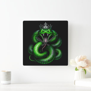 Relógio de Parede Coroa de Cobra Rei