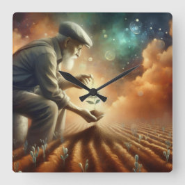 Relógio de Parede "Crescimento do Eterno"