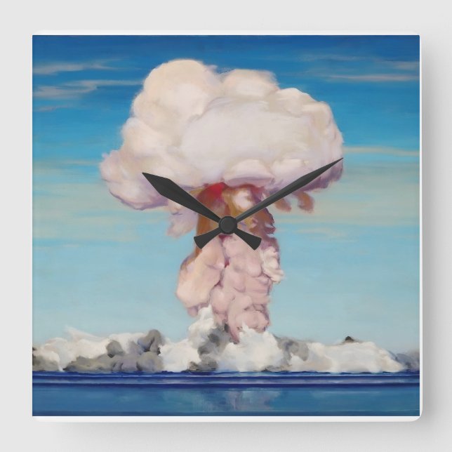 Relógio de Parede da Bomba Atom (Frente)