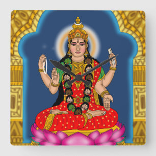 Relógio de Parede da Deusa Bhairavi