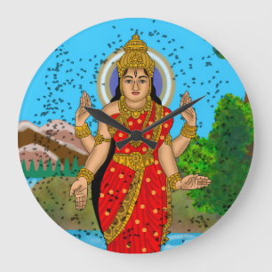 Relógio de Parede da Deusa Bhramari