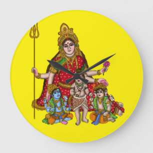 Relógio de Parede da Deusa Durga