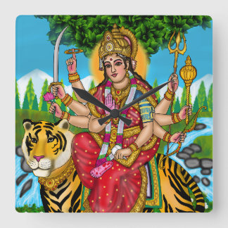 Relógio de Parede da Deusa Durga