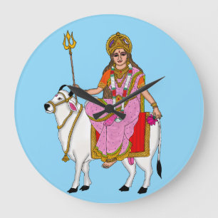 Relógio de Parede da Deusa Shailputri