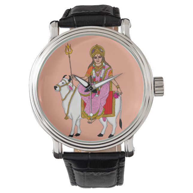 Relógio de Parede da Deusa Shailputri (Frente)