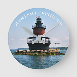 Relógio de Parede da Ilha Rhode, Farol de Plum Be