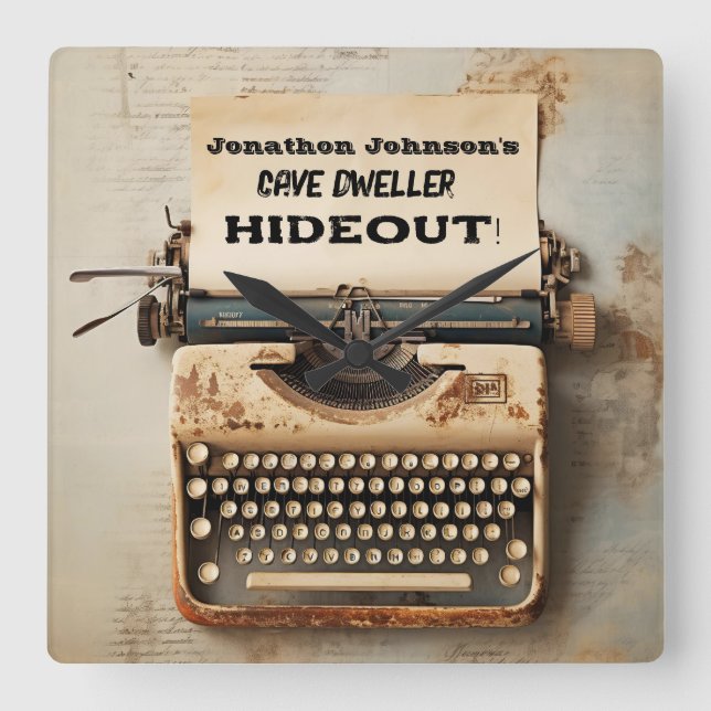 Relógio de Parede da Máquina de Digitalização Funn (Frente)