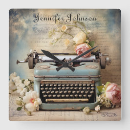 Relógio de Parede da Máquina de Digitalização Retr