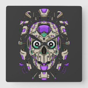 Relógio de Parede da Praça Cyborg