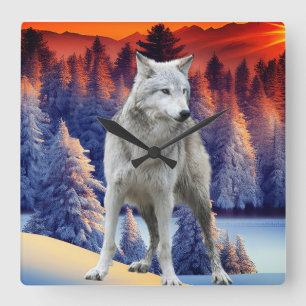 Relógio de Parede da Praça do Sol da Floresta de i