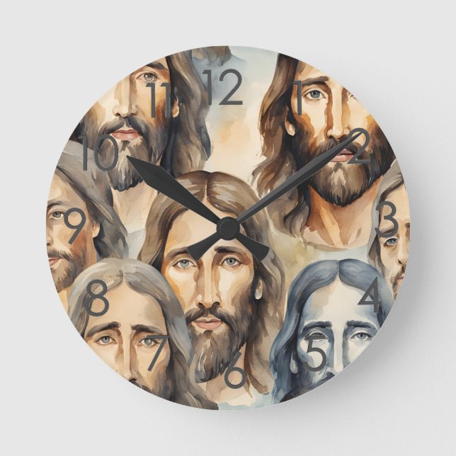 Relógio de Parede das Santas Faces de Jesus (Frente)