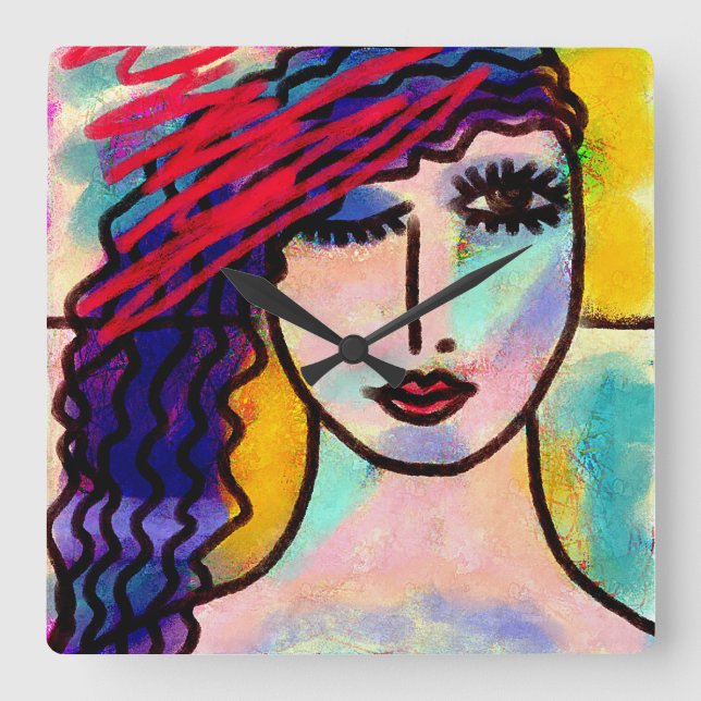 Relógio de Parede de Abstrato (Frente)