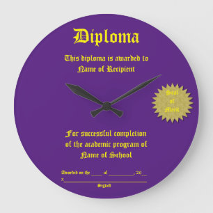 Relógio de Parede de acrílico