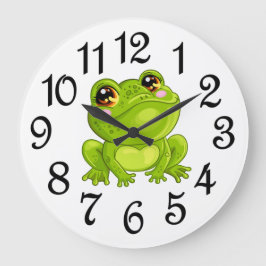 Relógio de Parede de Acrílico Happy The Frog