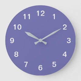 Relógio de Parede de Acrílico Minimalista Lavanda