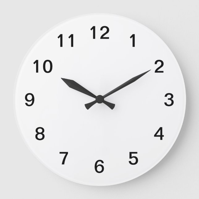 Relógio de Parede de Acrílico Minimalista Simples (Frente)