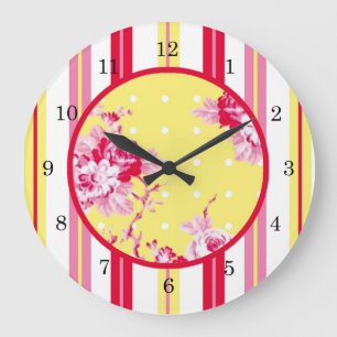 Relógio De Parede De Algodão Vintage