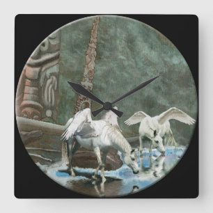 Relógio de Parede de Arte de Polos Pegasus & Totem